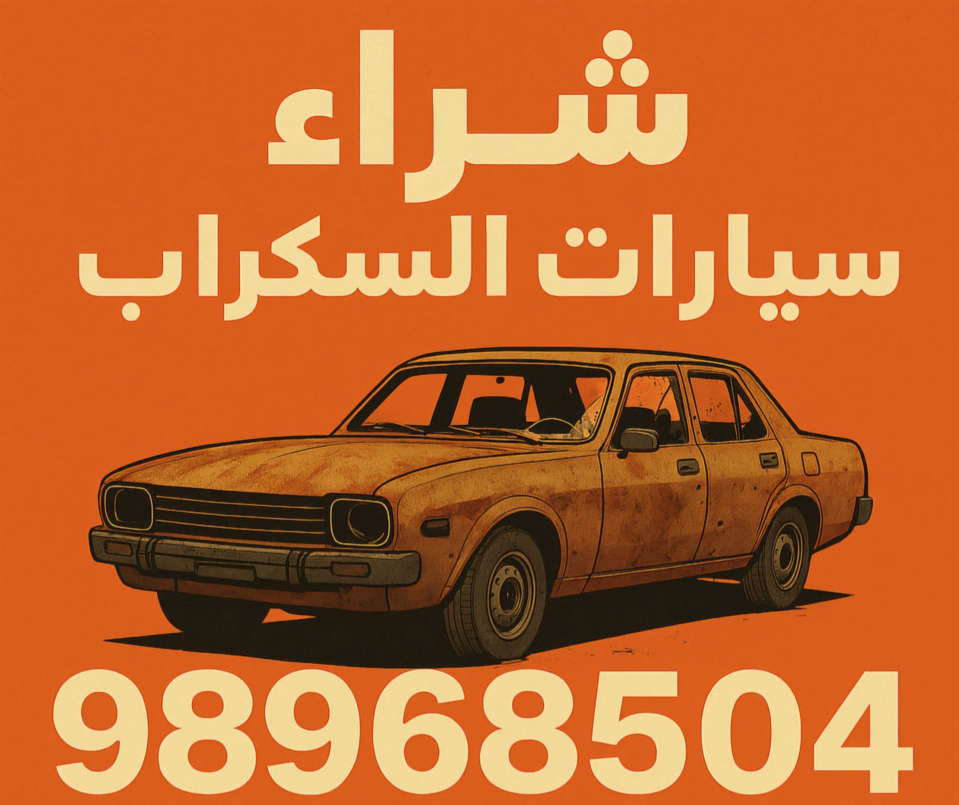 تشتري جميع أنواع السيارات سكراب