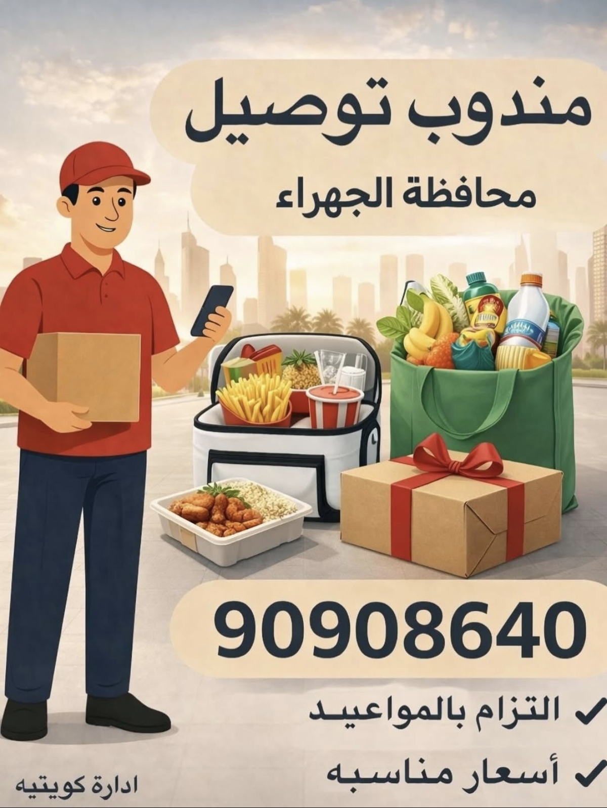 خدمات التوصيل داخل الكويت - صورة 1