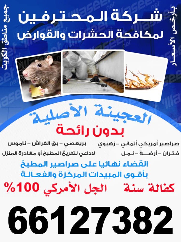 شركة المحترفين لإبادة الحشرات