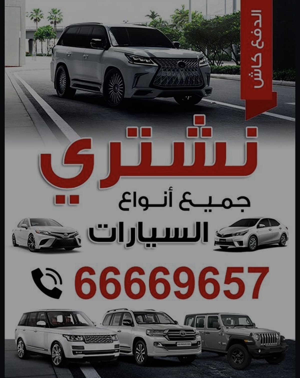 تشتري جميع أنواع السيارات